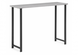 Обеденный стол Дилан Лофт 120х40х90 бетон светлый (120x40x90)