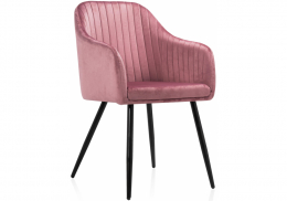 Стул на металлокаркасе Slam dark pink (53x60x82)