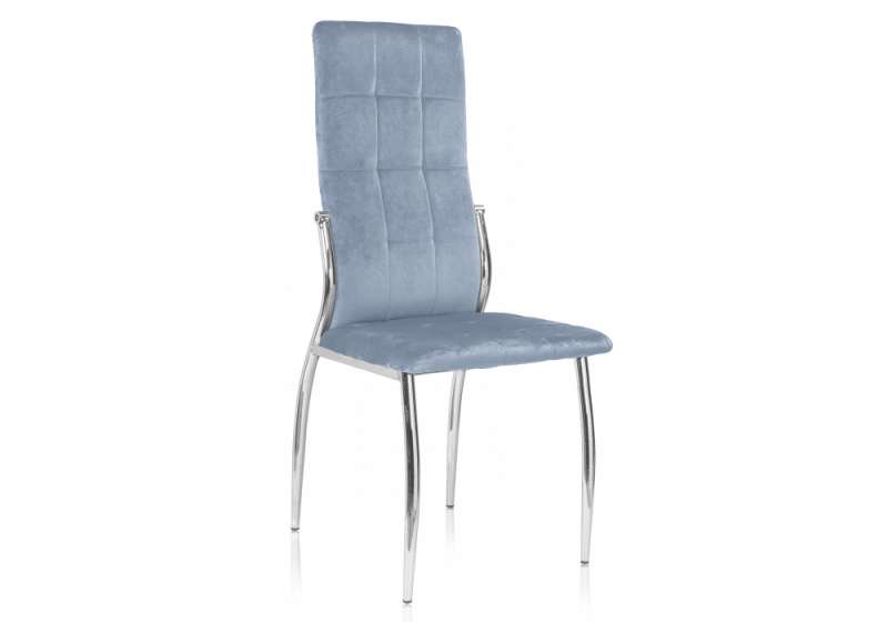 Стул на металлокаркасе Farini blue (46x52x99). 